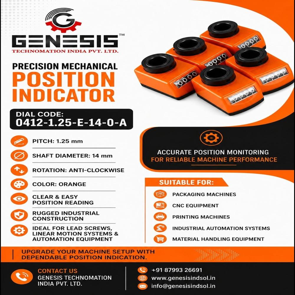 0412-1.25-E-14-O-A Siko Digital Position Indicators Rectangular