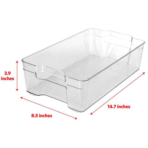 Clear Stackable Fridge Containers