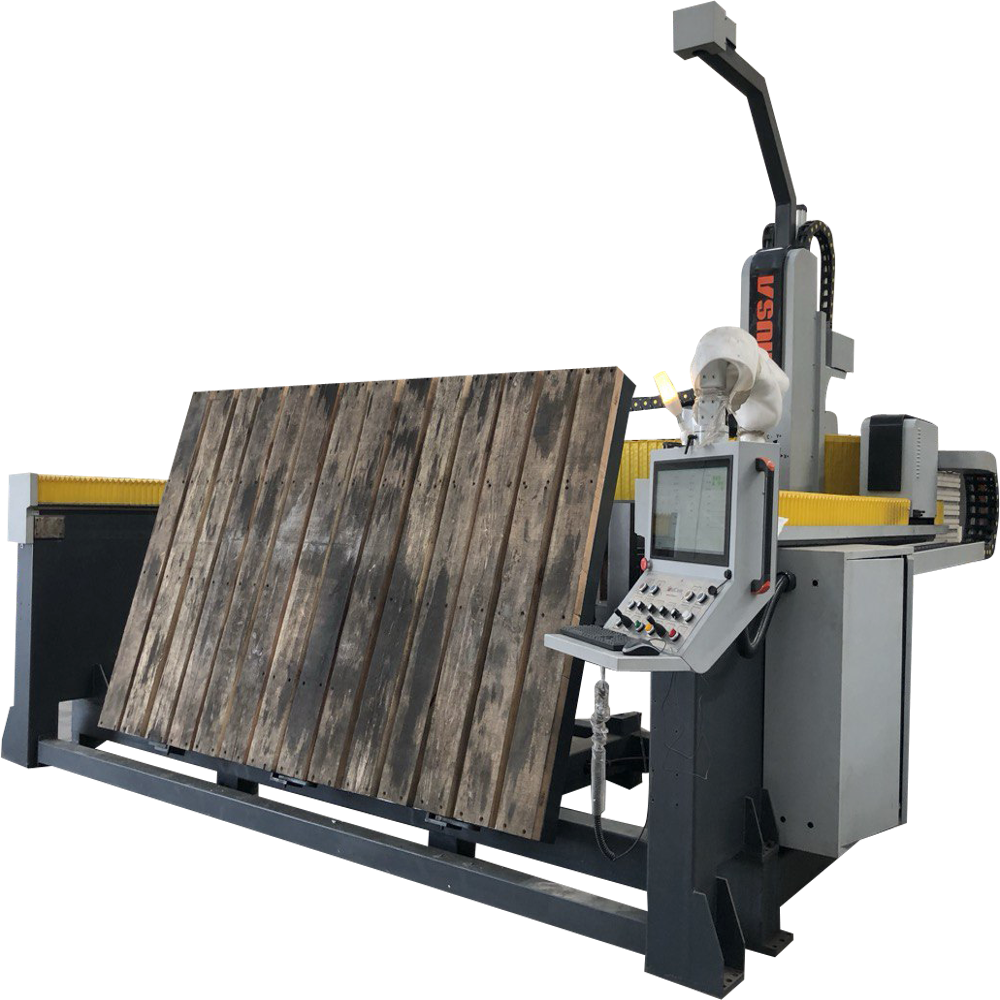 4 Axis Cnc Bridge Machine - Color: White