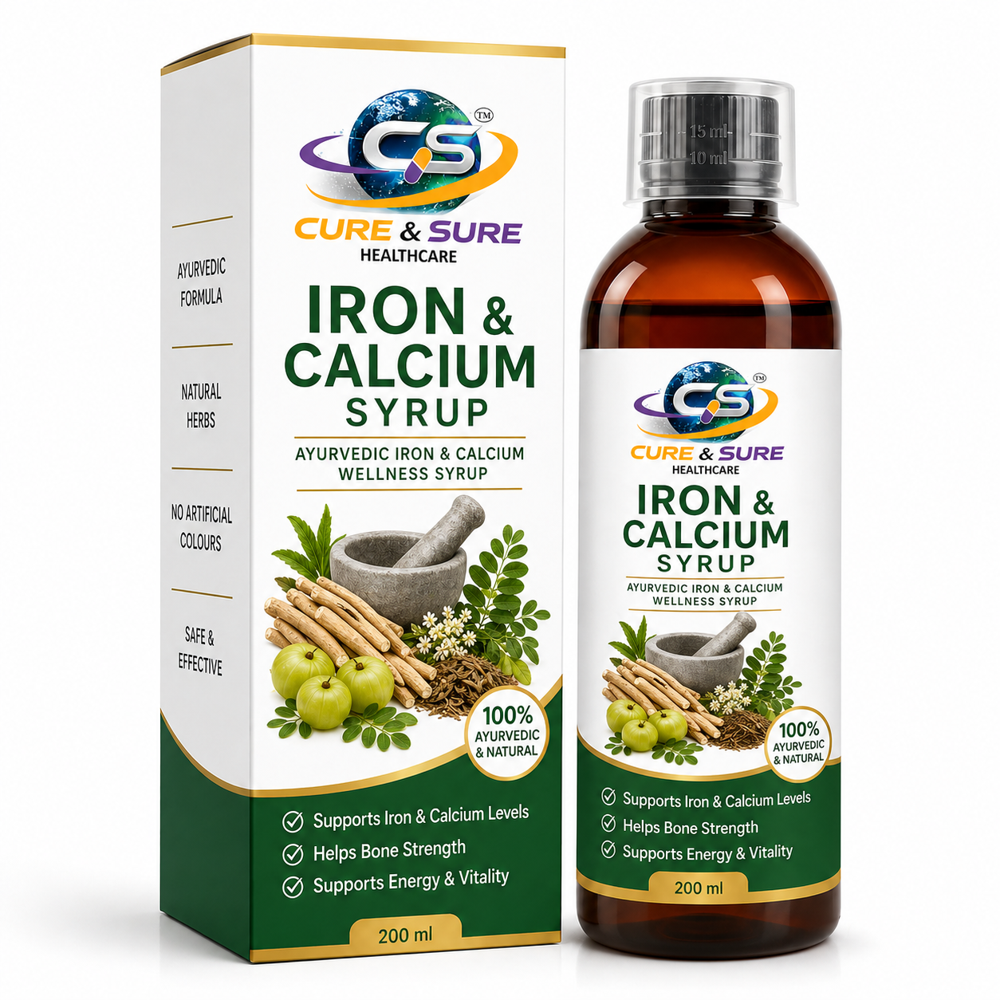 Ayurvedic Iron & Calcium Syrup Third Party Manufacturing - Age Group: For Adults
