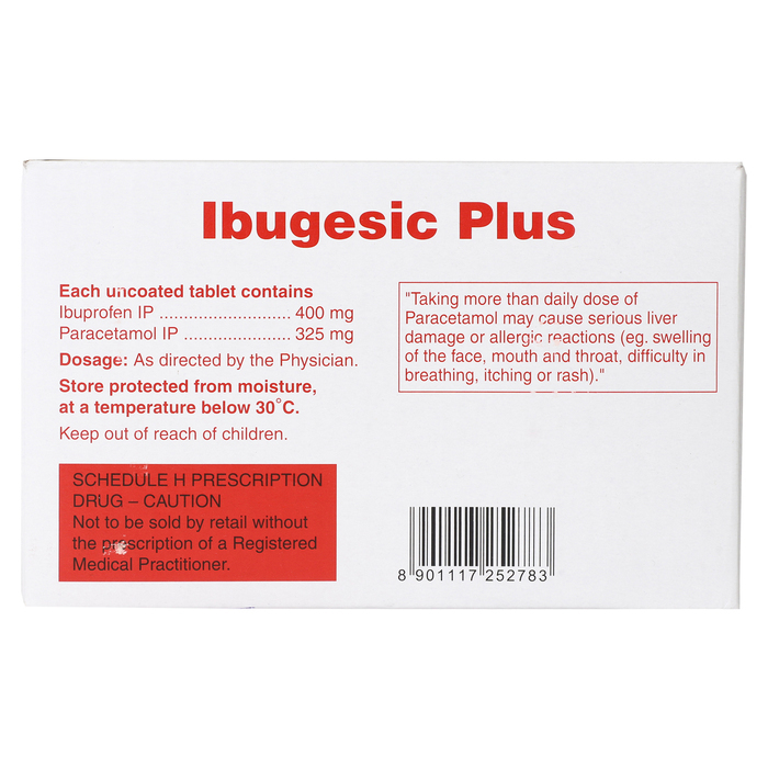 Ibugesic Ibuprofen 400mg Tablet, Pain Relief & Anti-Inflammatory Medicine