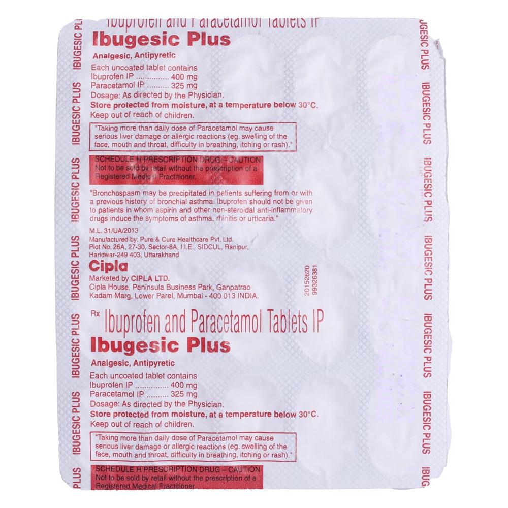Ibugesic Ibuprofen 400mg Tablet, Pain Relief & Anti-Inflammatory Medicine