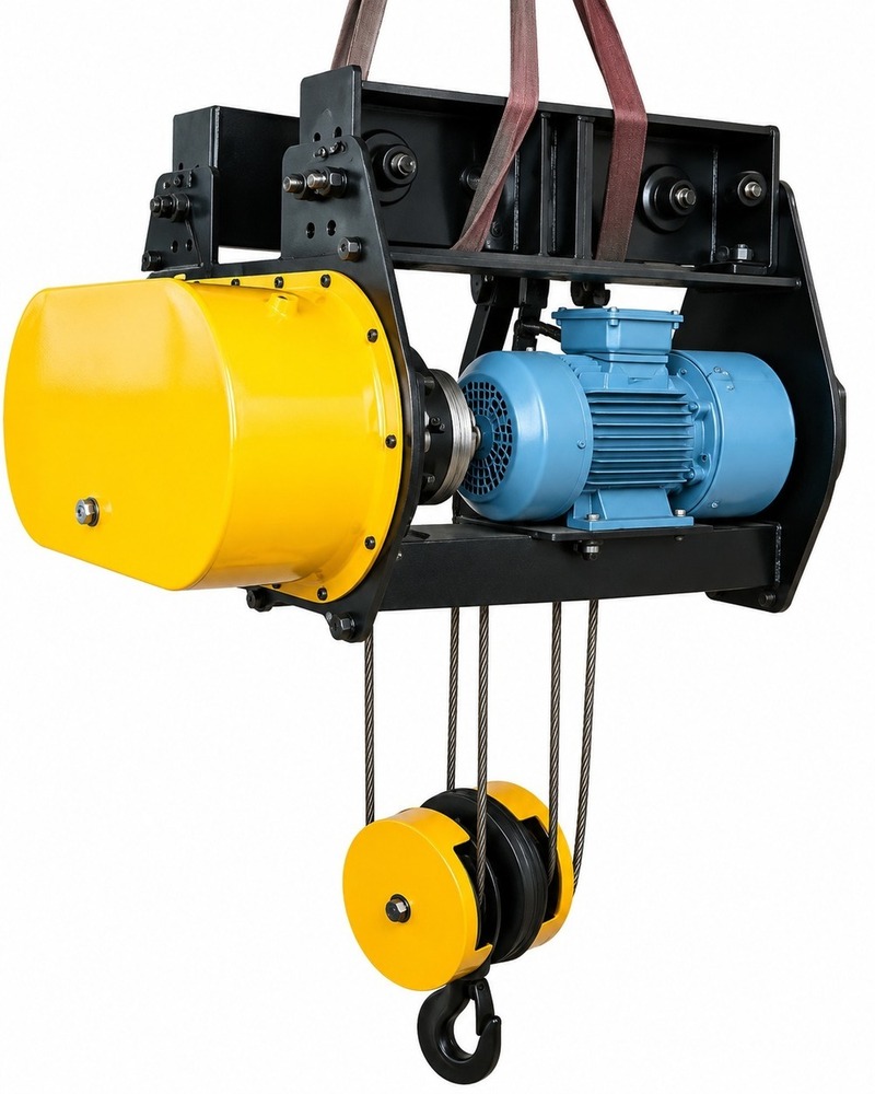 Electric Wire Rope Hoist - Electric Powered, Maximum Lifting Weight As Per Requirement Tonne | Easy To Operate, Rust Resistant, Long Shelf Life, Premium Quality Ropes