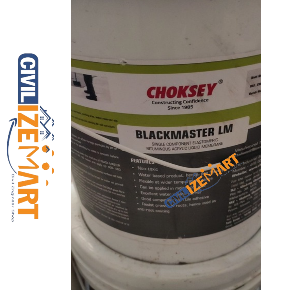 Choksey  Blackmaster LM Waterproofing Chemical