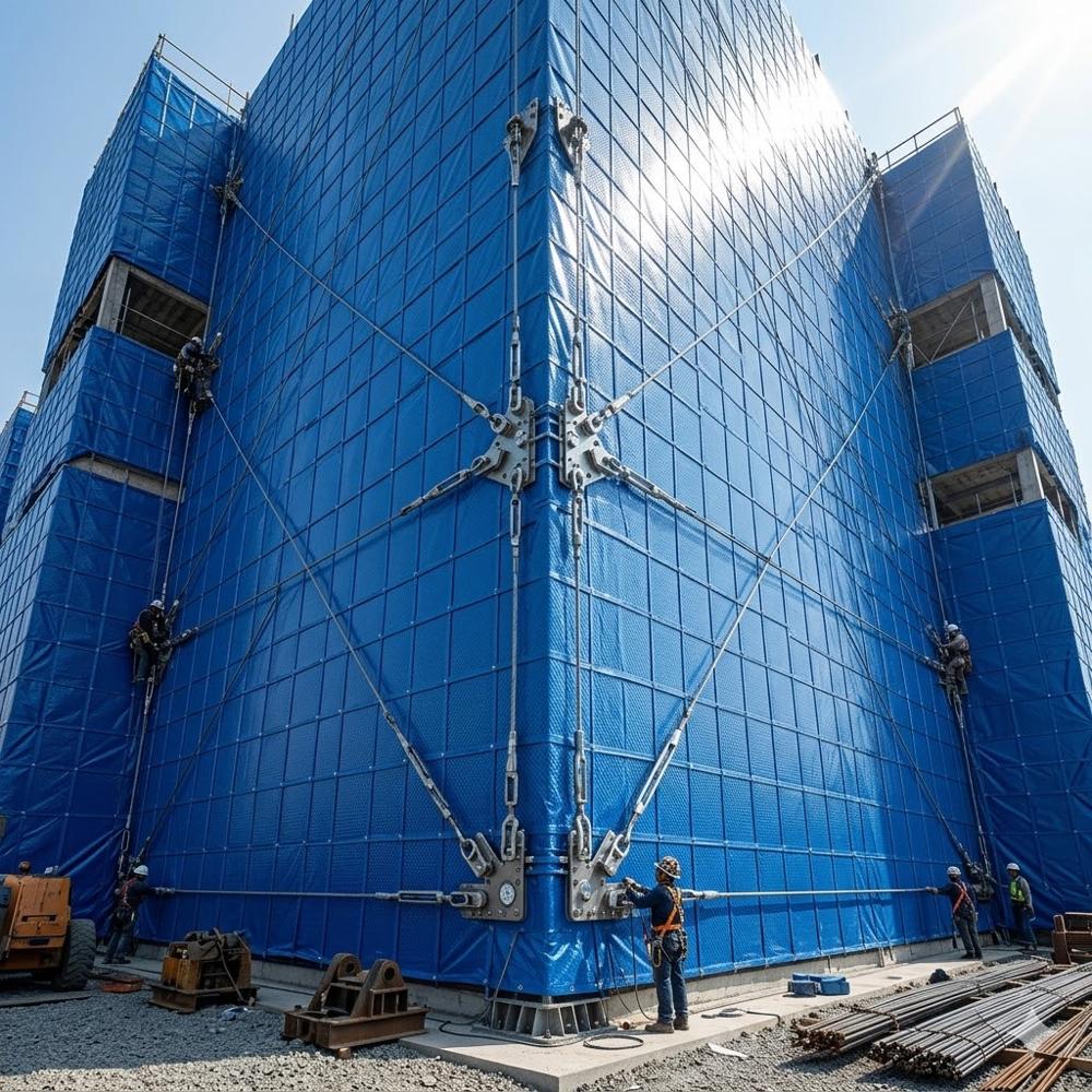 HDPE Construction Tarpaulin