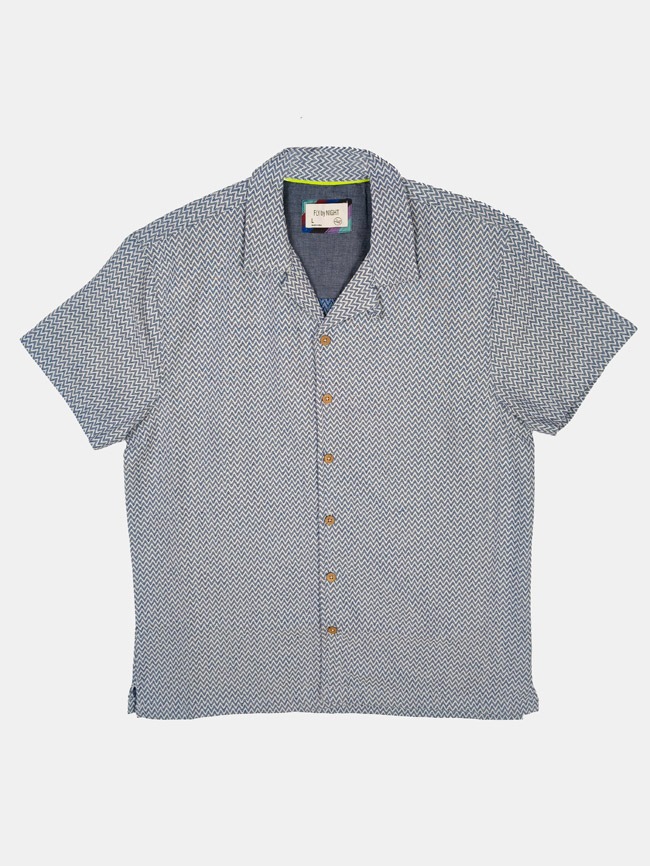 M11645 | Mens Jacquard Shirt
