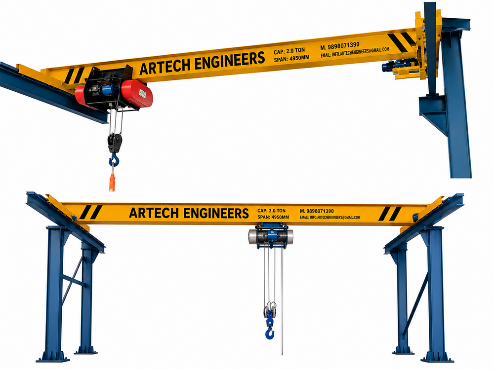 Single Girder EOT Cranes