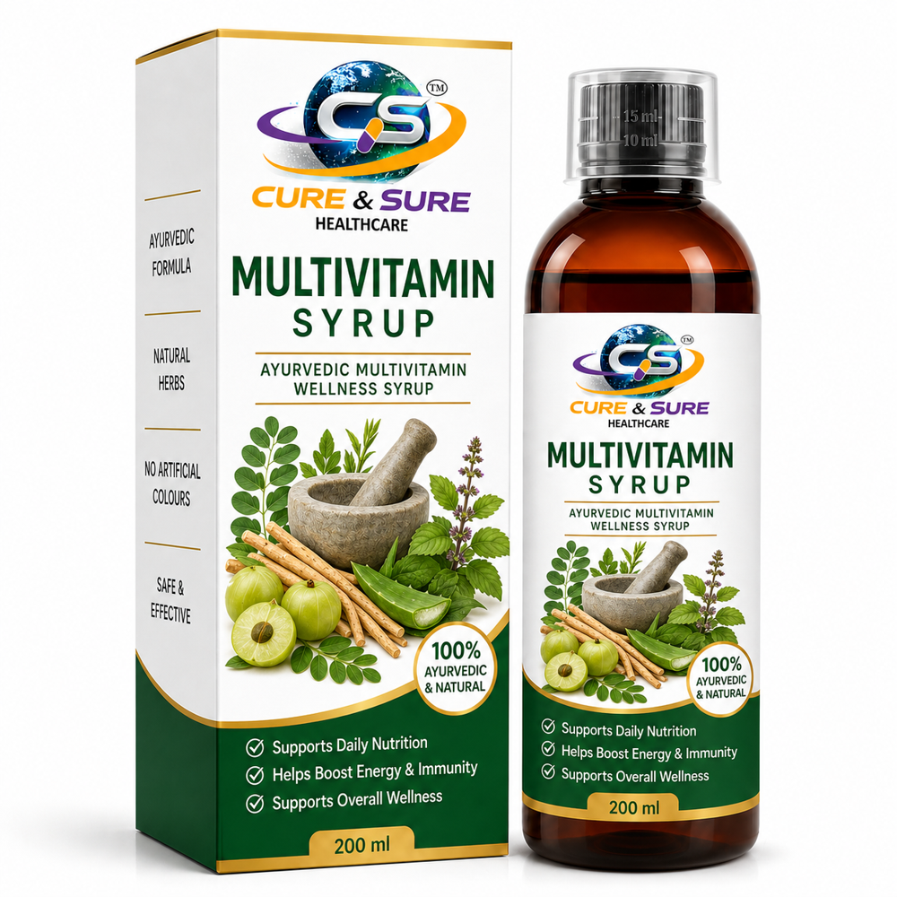 Ayurvedic Multivitamin Syrup Third Party Manufacturing - Age Group: For Adults