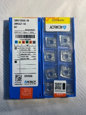 Korloy CNMG120404-HA H01