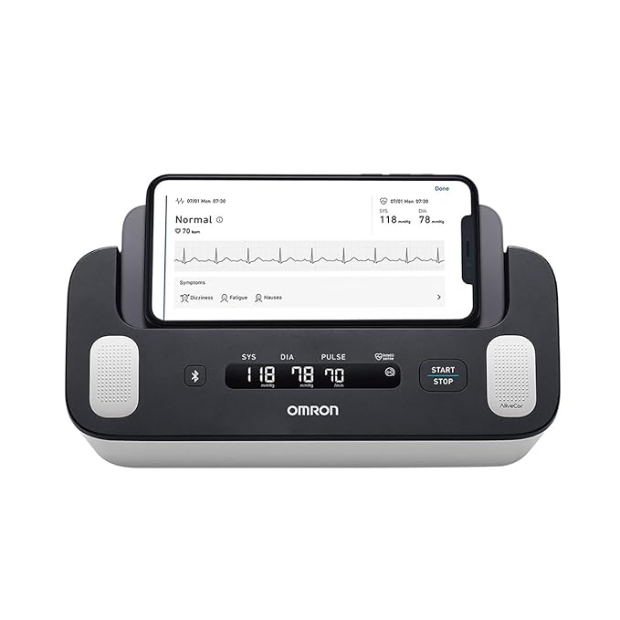 Omron Complete ECG Machine + BP Monitor (Bluetooth, AFib Detection)