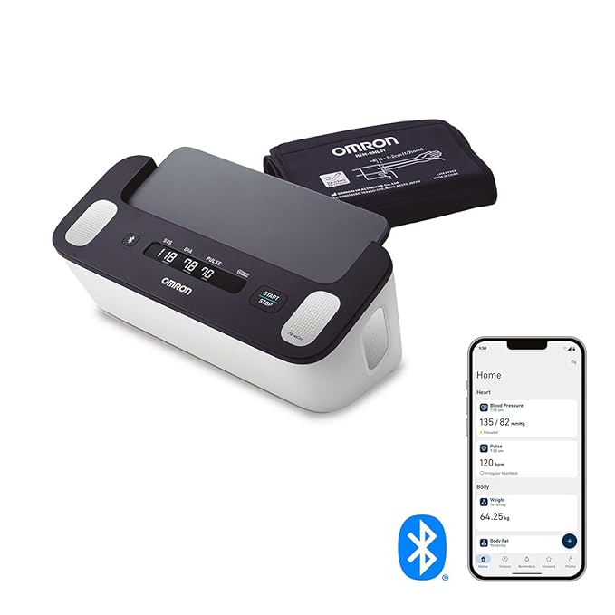 Omron Complete ECG Machine + BP Monitor (Bluetooth, AFib Detection)
