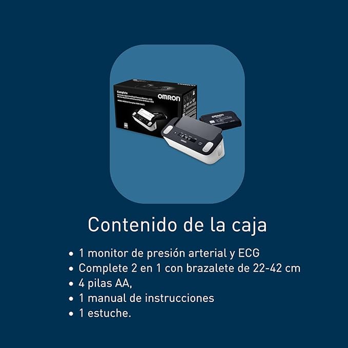Omron Complete ECG Machine + BP Monitor (Bluetooth, AFib Detection)