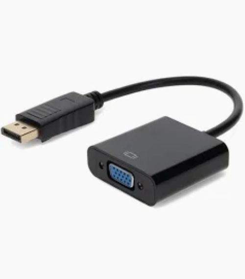 Display Port To VGA Cable
