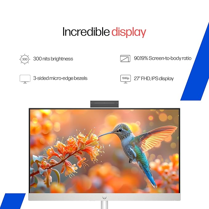 HP All-in-One, CORE I 5 / 13th GEN / MODLE- 27-CR0417IN