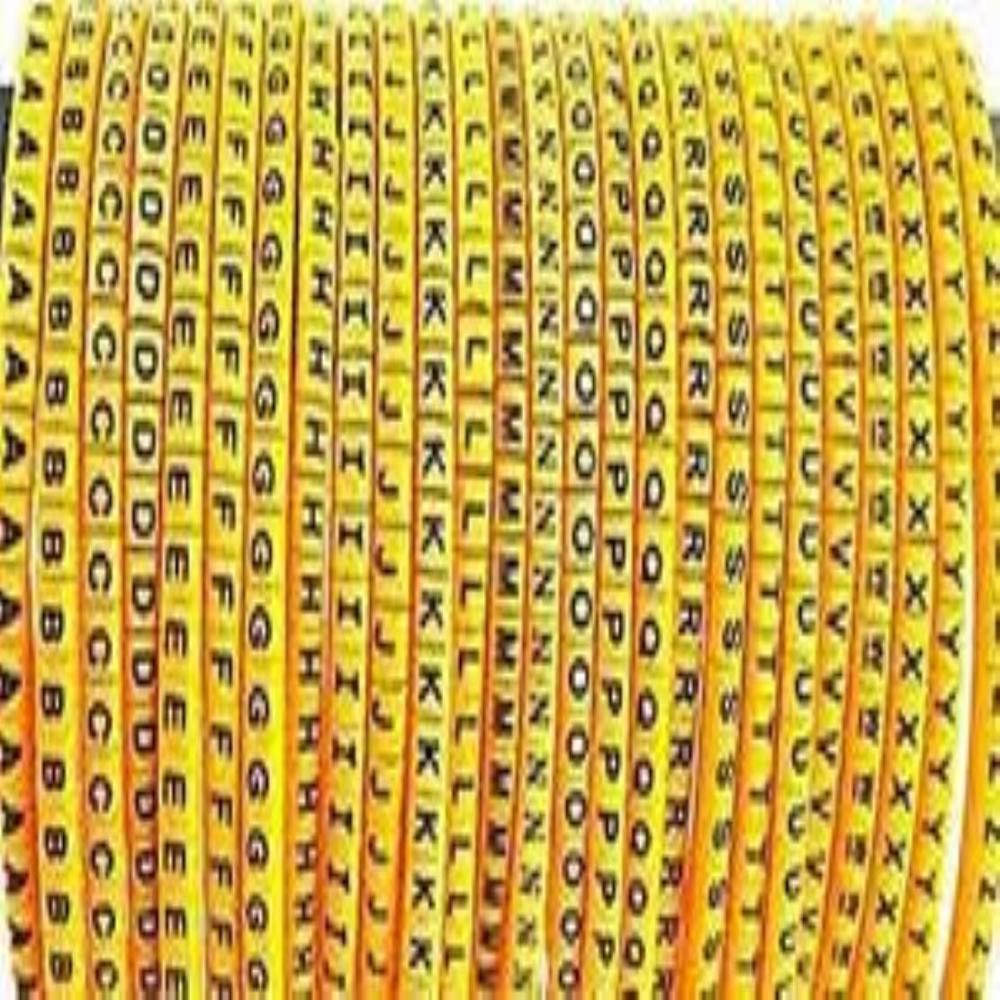 Pre printed Cable Marking Ferrule , PVC