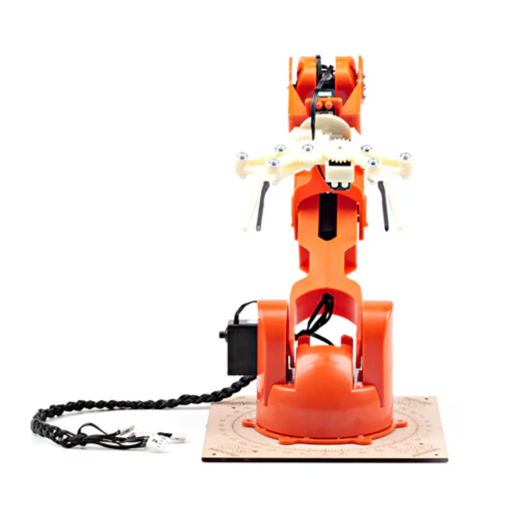 Arduino TinkerKit Braccio Robotic Arm Kit 6-Axis Programmable & Adjustable Arm Kit For DIY Projects, Robotics Learning, and STEM Education