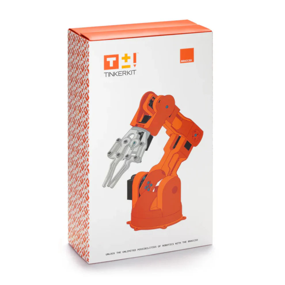 Arduino TinkerKit Braccio Robotic Arm Kit 6-Axis Programmable & Adjustable Arm Kit For DIY Projects, Robotics Learning, and STEM Education