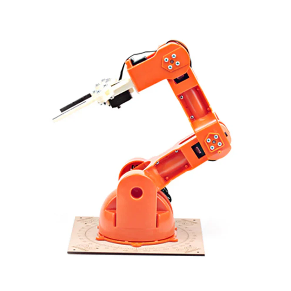 Arduino TinkerKit Braccio Robotic Arm Kit 6-Axis Programmable & Adjustable Arm Kit For DIY Projects, Robotics Learning, and STEM Education