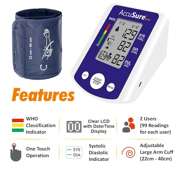 AccuSure BP09 Digital Blood Pressure Monitor