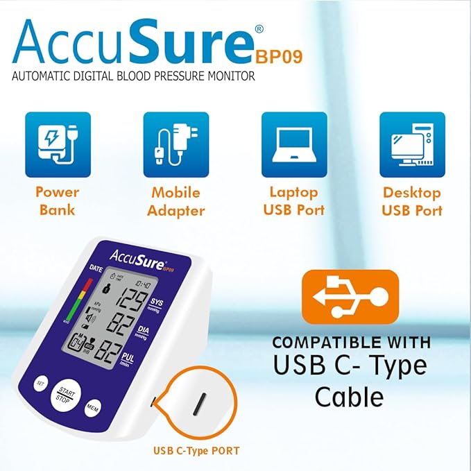 AccuSure BP09 Digital Blood Pressure Monitor