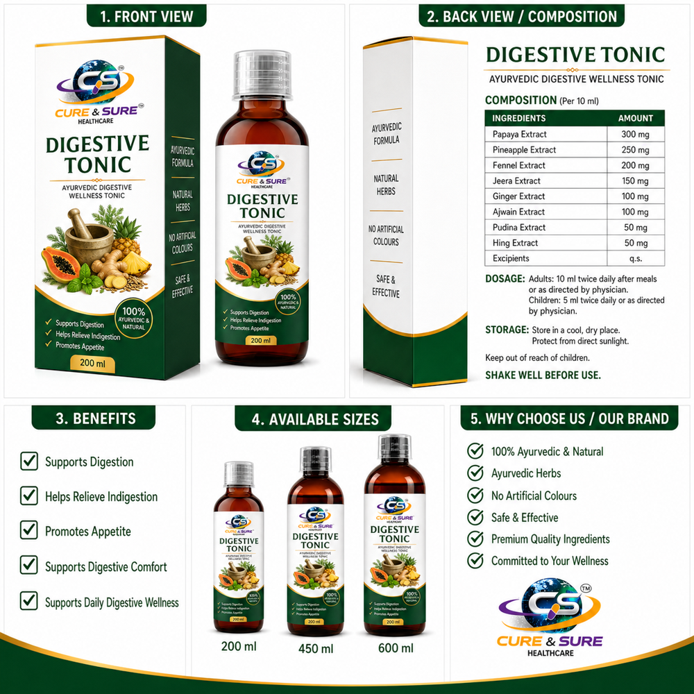 Ayurvedic Digestive Tonic Third Party Manufacturing