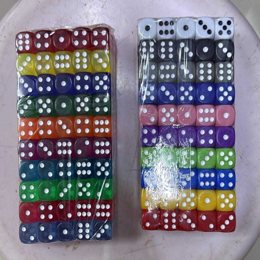 Acrylic dice 14mm
