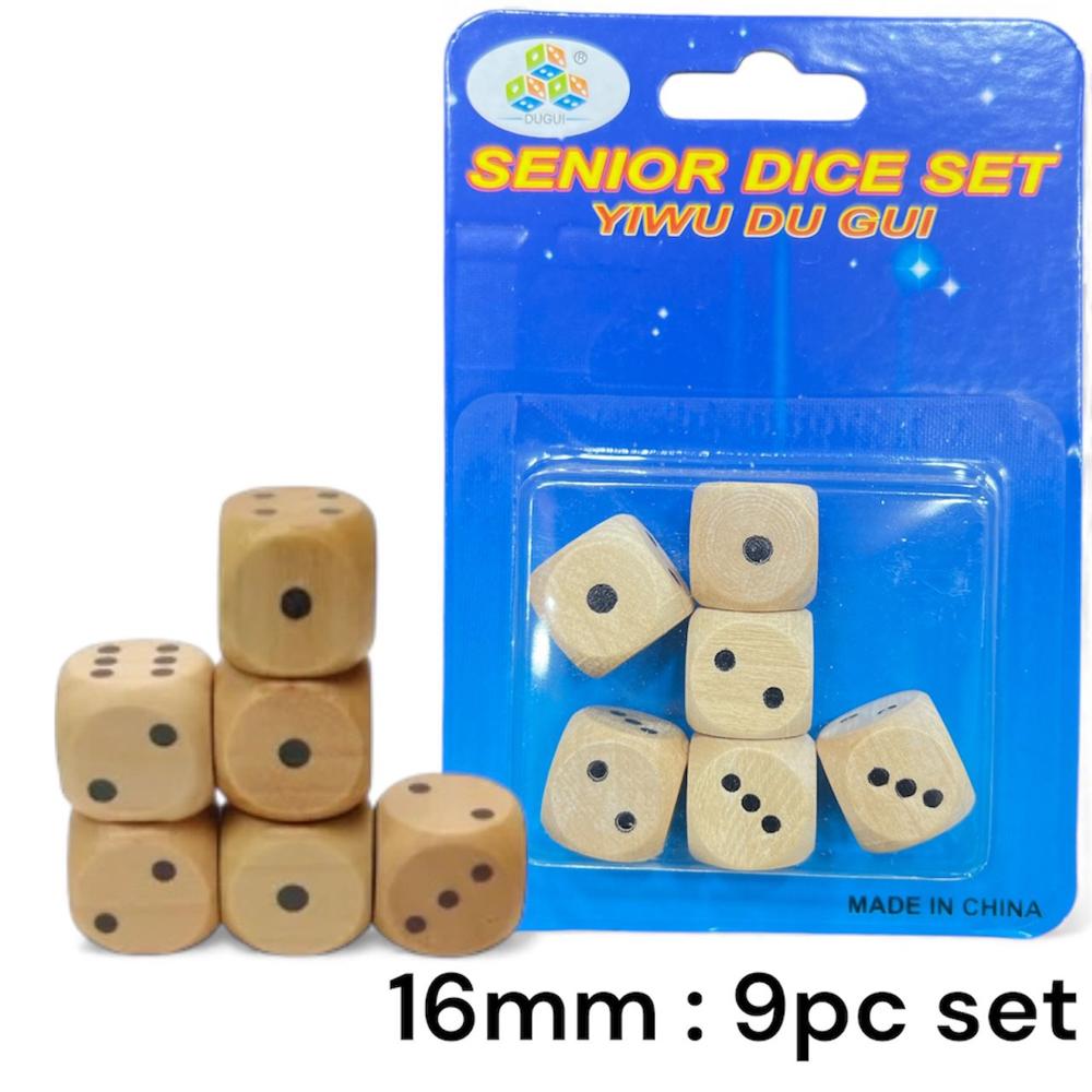 wooden Ludo dice