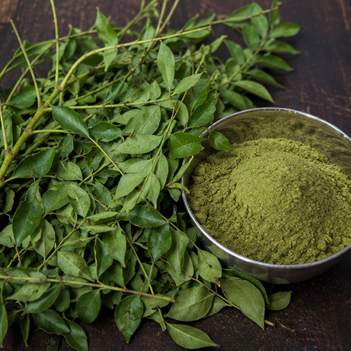 Dehydrated Curry Leaves - Color: Natural Green