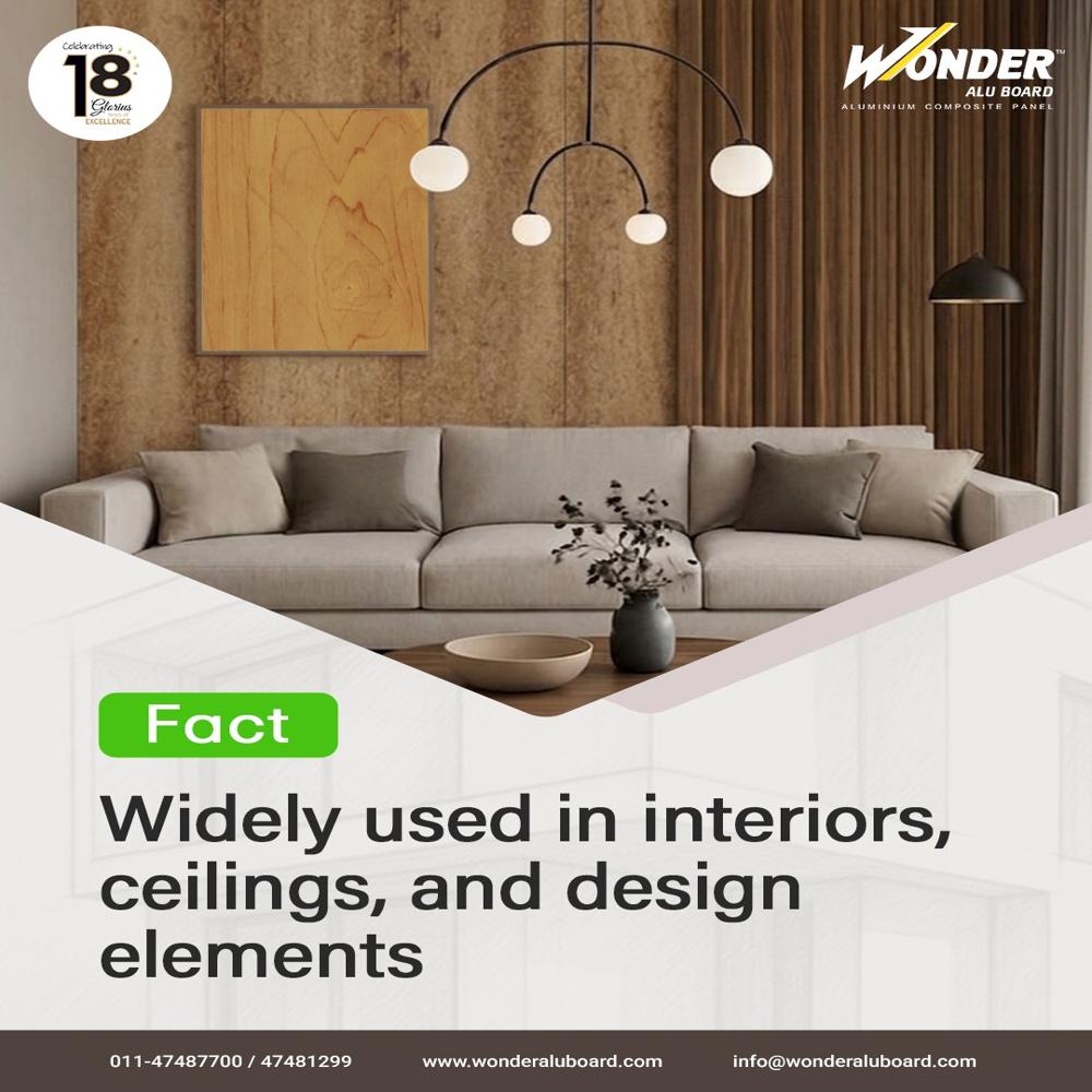 Premium Wonder Alu Board Aluminium Composite Panels (ACP Sheets) - Exterior & Interior