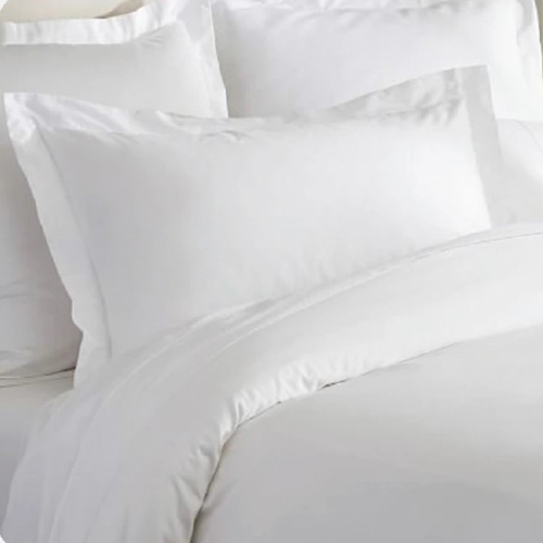 Linen White Pillow Cover - Size: Standard (Approx. 18 X 28 Inches)