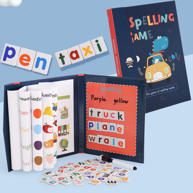 Wooden 3D Spelling Puzzle