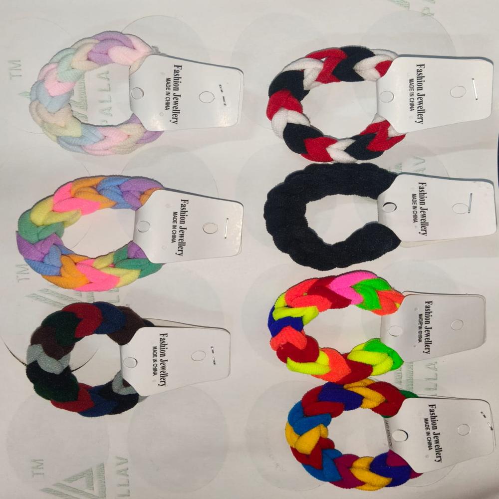 Handmade Loom Rubber And Bracelet - Color: All Multi Colour