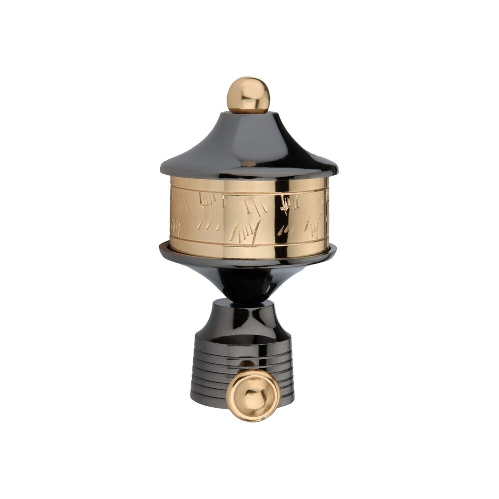 CB-3573 Black Gold Finishing Brass Curtain Bracket