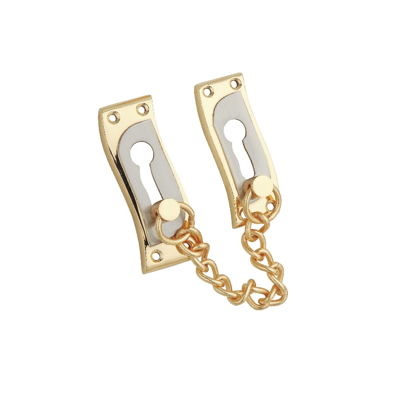 DC-443 Brass Door Guard Chain
