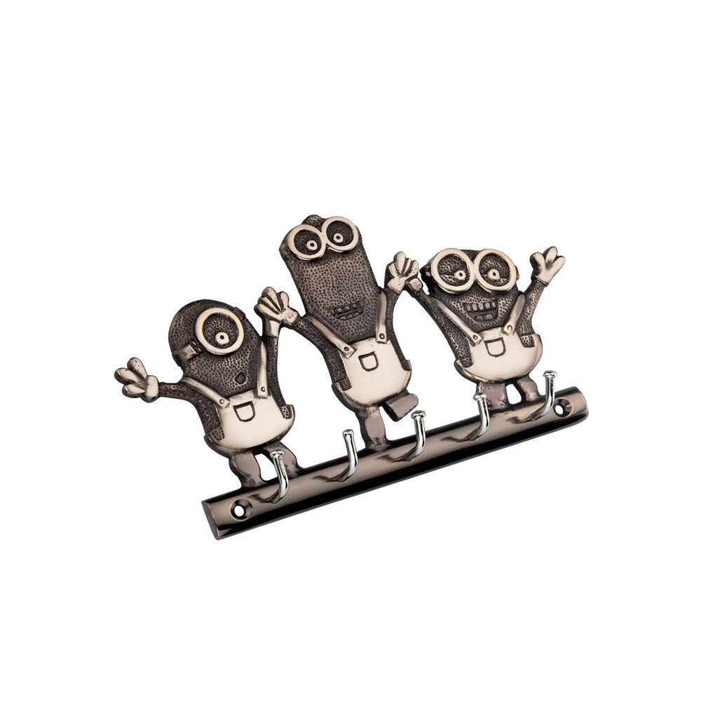 HK-1067 Brass Wall Hanger With 5 Hooks