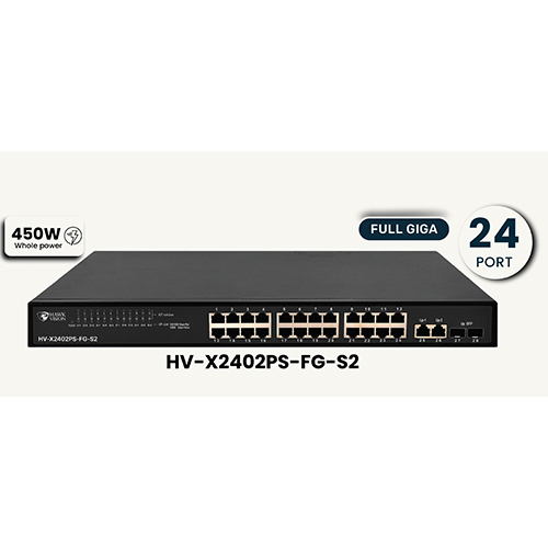 HVX2402PSFGS2 AI Network POE Switch