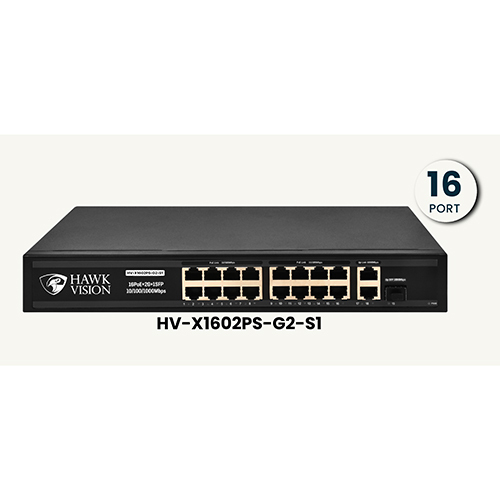 HVX1602PSG2S1 AI Network POE Switch