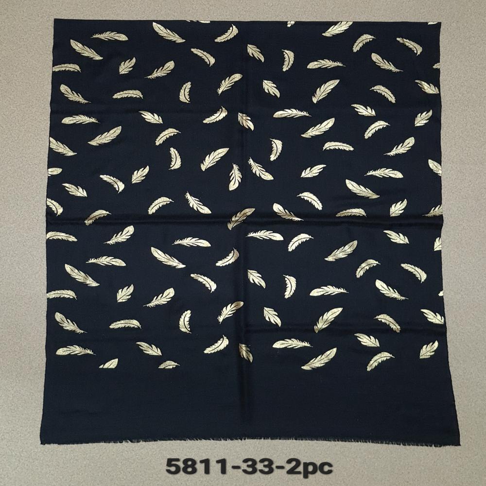 Merino Wool Foil Printed Stoles