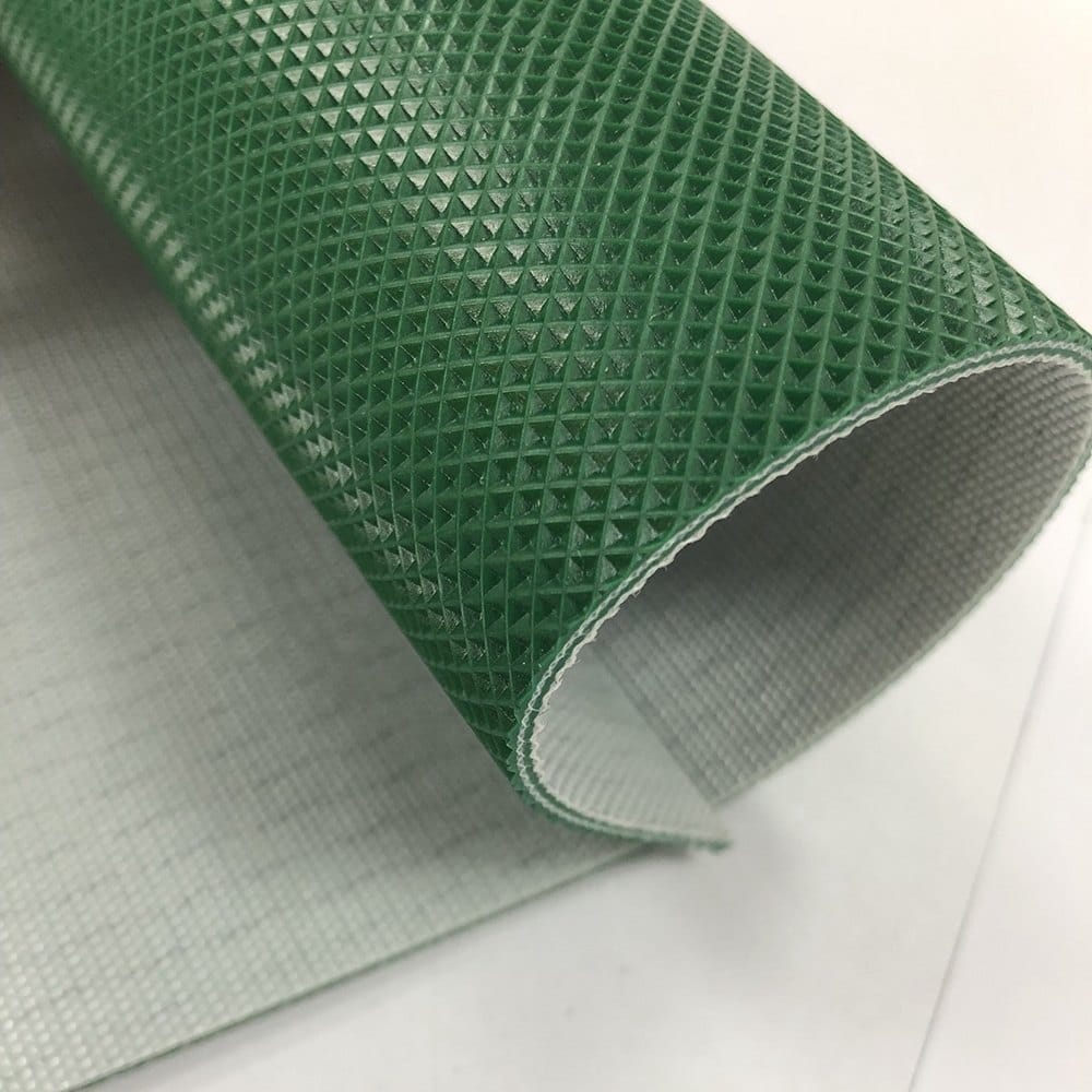 Pvc Amory Belt - Pvc, Custom Width Up To 1200mm, Green | High Tensile, Anti-static, Water & Oil Resistant
