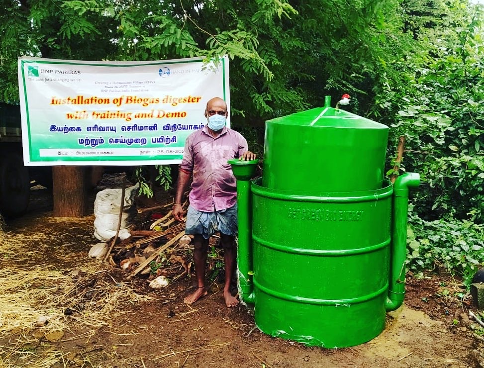 1 Cubic Meter Biogas Plant for domestic and household purpose