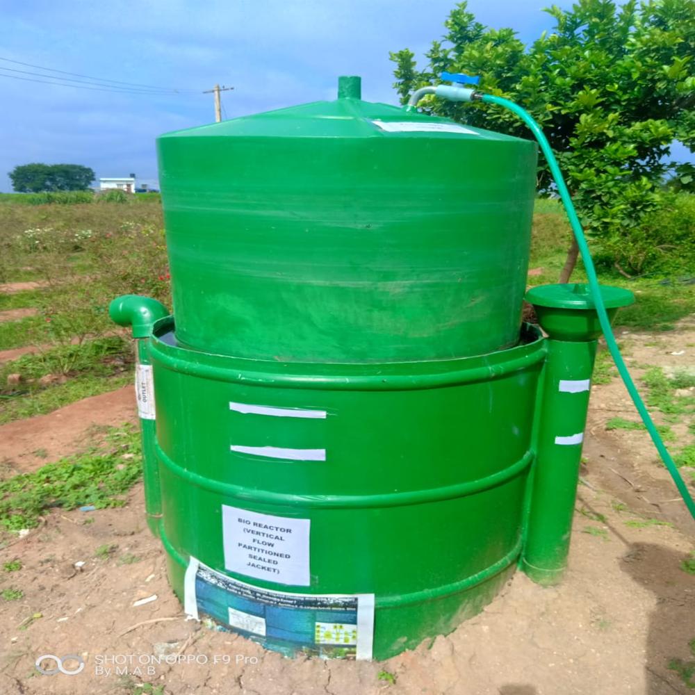 1 Cubic Meter Biogas Plant For Domestic And Household Purpose at 26250.00  INR in Bengaluru | Get Green Bio Energy