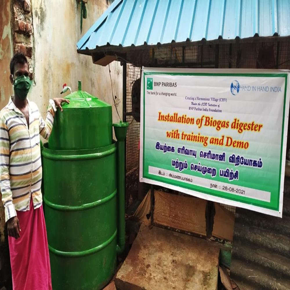 1 Cubic Meter Biogas Plant for domestic and household purpose
