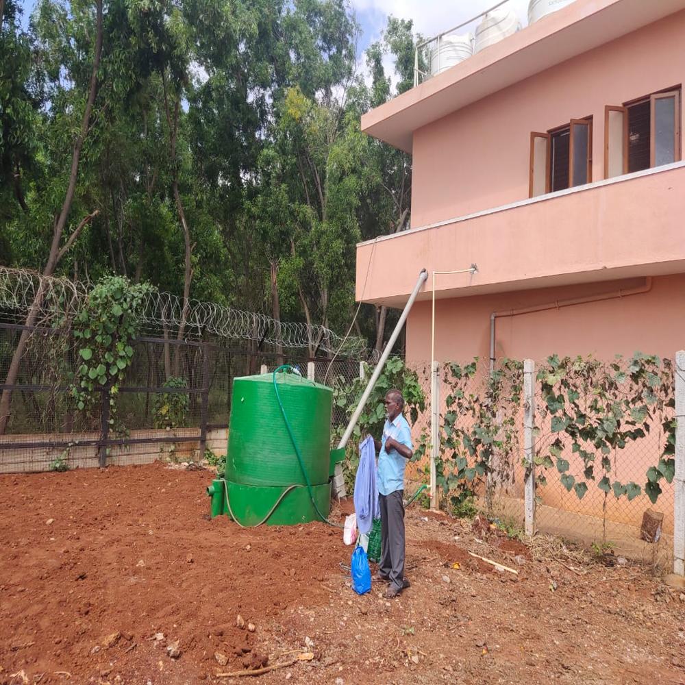 4.5 cubic meter biogas plant for Institutions and Farms