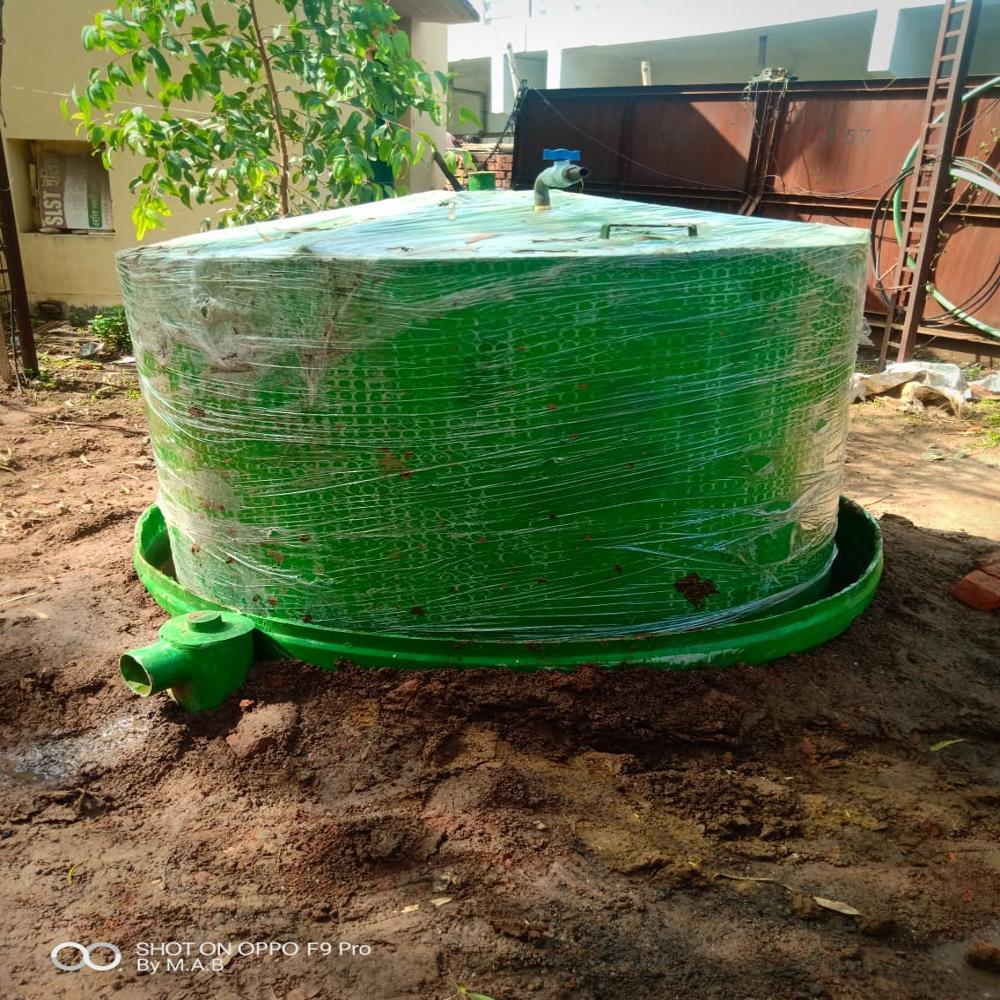 17 cubic meter Biogas Plant for More than 130 kg food waste