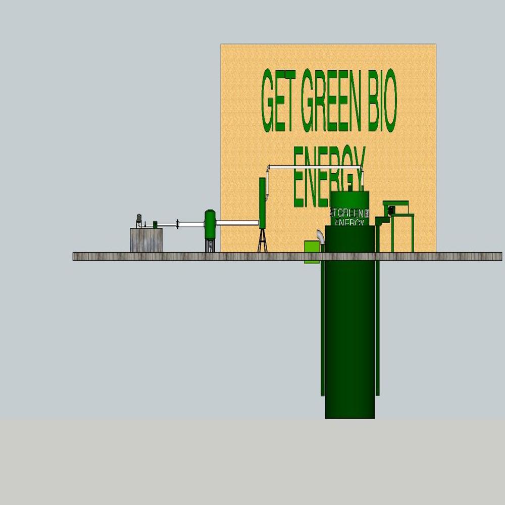 17 cubic meter Biogas Plant for More than 130 kg food waste