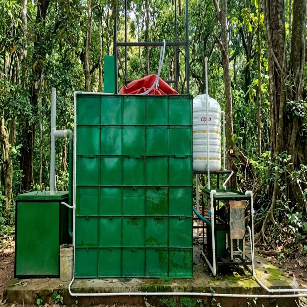 20 cubic meter biogas plant for 160 kgs food waste
