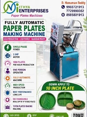 Tiffin plates Fully automatic machine