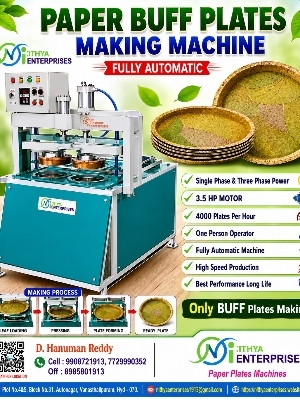 Areca Leaf Plate Making Machine
