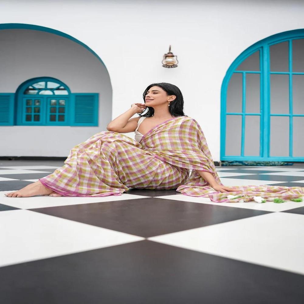 Mall Cotton Chak Saree