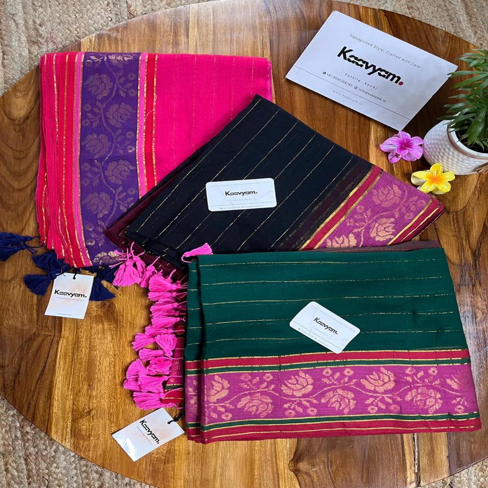 Mall cotton saree with bp